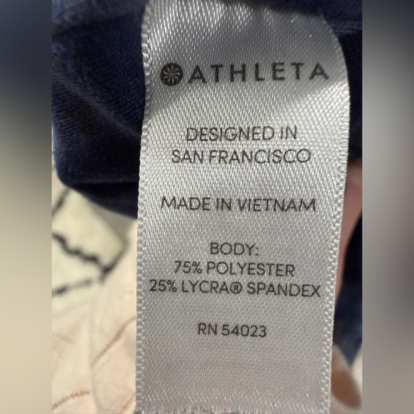 Athleta Blue Tie-Dye High-Rise Leggings | Size Small - Picture 10 of 11